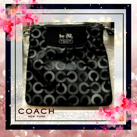 Coach Handbags - Coach Signature Coated Crossbody ⭐Authentic!